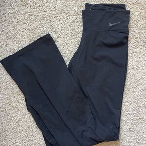 Nike Black High-Waisted Leggings wide leg